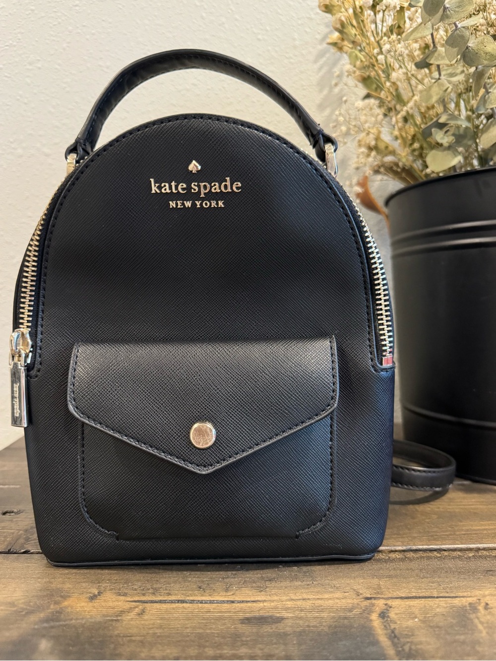 kate spade Schuyler Black Mini Backpack
